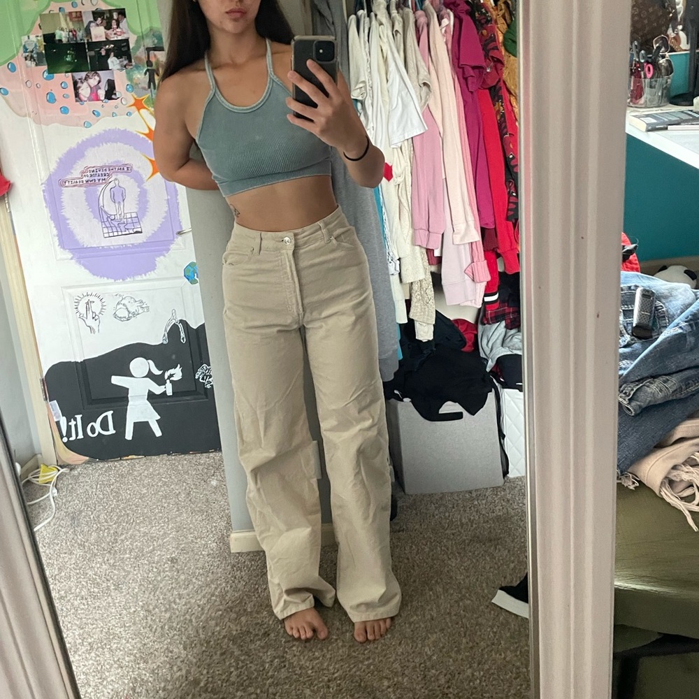 High Rise Corduroy Jeans